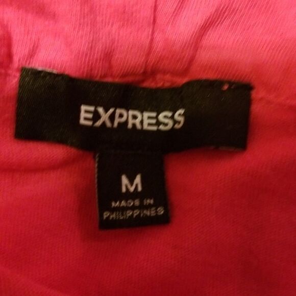 EXPRESS sleeveless hot pink tunic - Picture 5 of 6